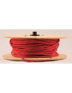 Mts. Cable Textil T101 Rb  2  X   0.75  Rojo Y Negro
