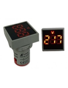 Elibet Ad22-dsvf  Voltimetro 220v Para Tablero Diam 22mm 2