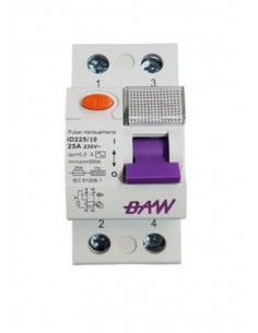 Baw Id225/010  Disyuntor Din Bip    2 X  25a  10ma Ultrasensible 2