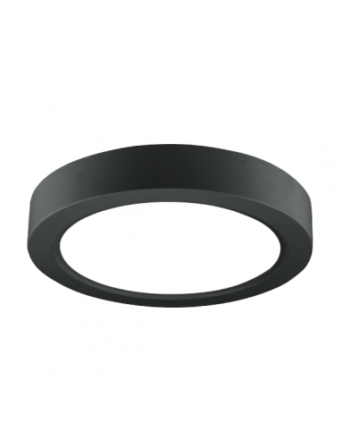 Interelec 404903 Plafon Led Negro...